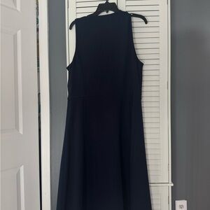 Ralph Lauren Navy Midi Dress